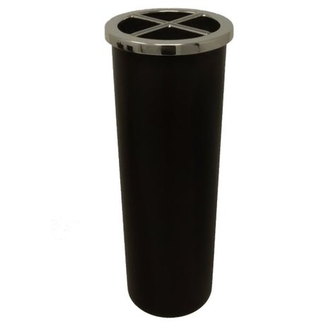 brown-plastic-vase-insert-with-chrome-grille-h-21-8-p-7201.jpg